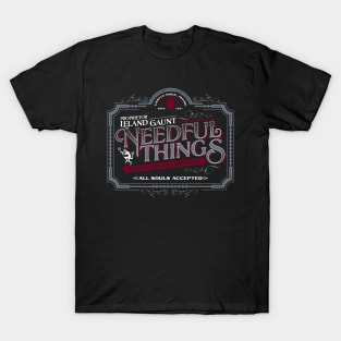 Needful Things Antiques - Vintage Horror T-Shirt